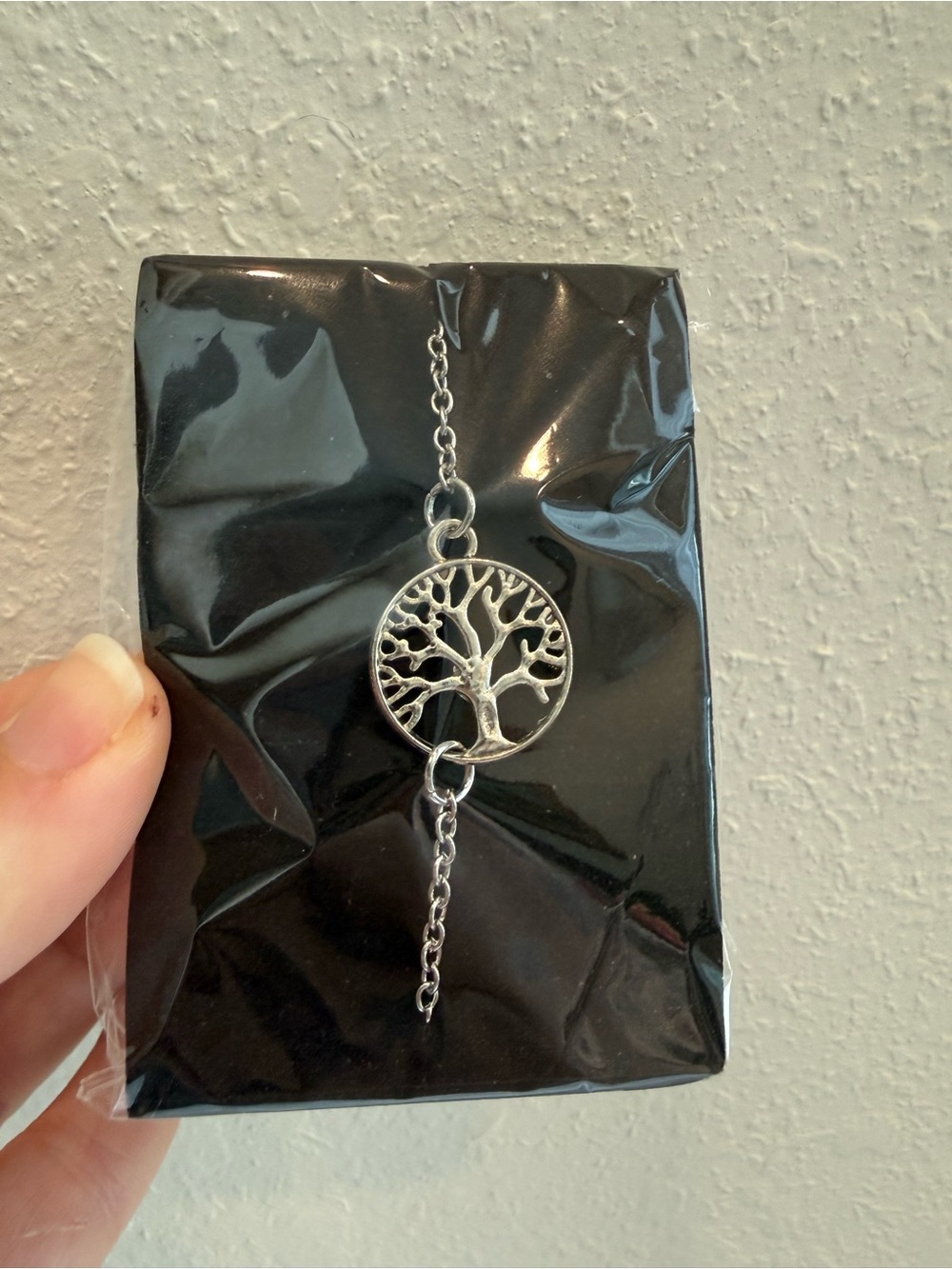 Silver Tree of Life Ankle Bracelet - Women Jewelry